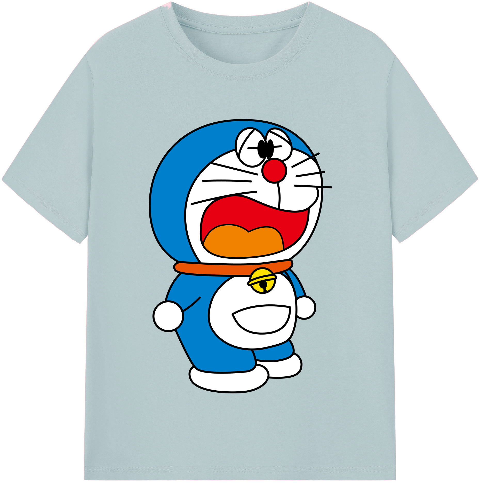（画像用） ドラえもん Doraemon 綿100％半袖Tシャツ（フロントプリント）
